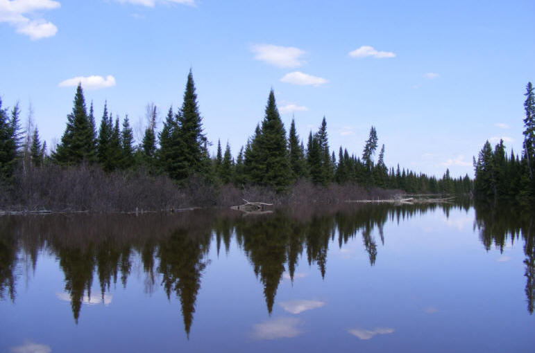Inondation de la tourbière Cikwanikaci